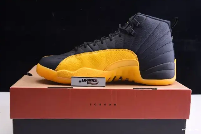 One Kick Gold 130690-070 Retro Black University Air 12 Jordan 0609